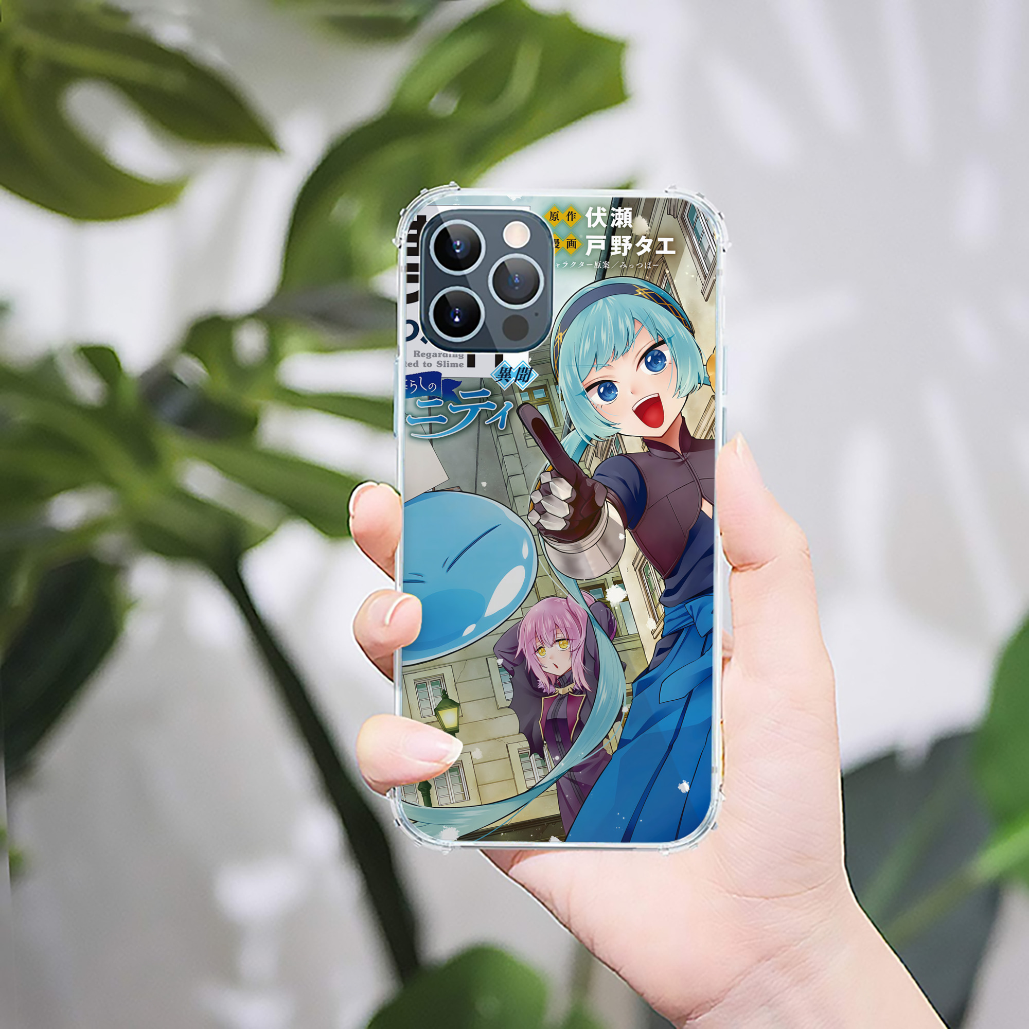 （画像用） 転スラ Regarding Reincarnated to Slime 【iPhone 12シリーズ対応】透明スマホケース（クリアソフトケース）